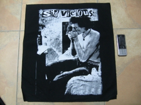 Sex Pistols - Sid Vicious, chrbtová nášivka obšívaná